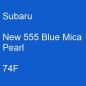 Preview: Subaru, New 555 Blue Mica Pearl, 74F.